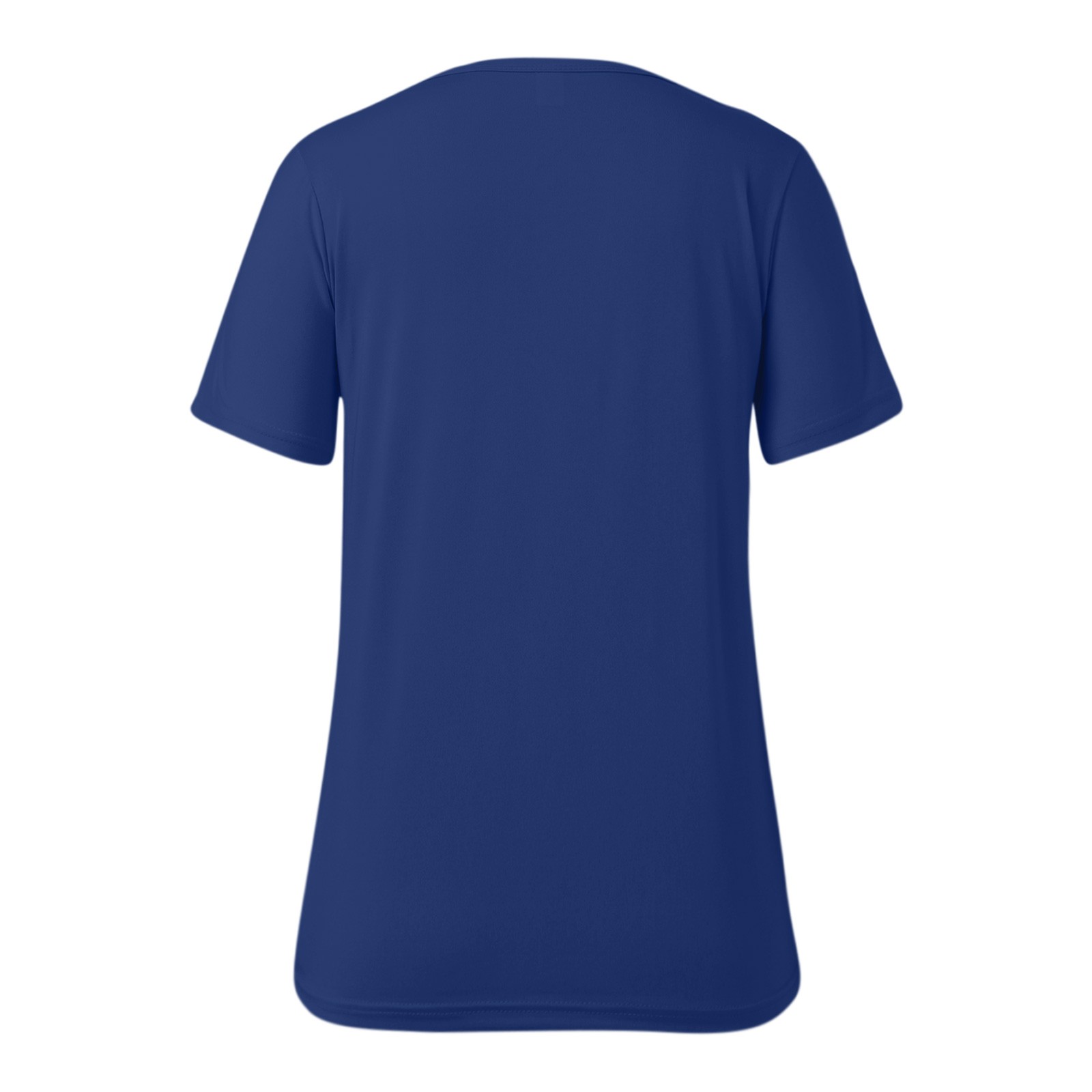 thumbnail image 5 of Top de manga corta con escote en V profundo para mujer - Blusa holgada informal de color liso, poliéster/spandex/algodón, S-XXL, moderna/para discoteca/playa, 5 of 5